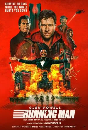The Running Man 2025 Hindi Dual Audio HD Poster Download - Filmyzilla