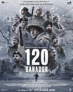 120 Bahadur 2025 Hindi Audio HD Poster Download - Filmyzilla