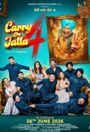 Carry on Jattiye 4 2026 Punjabi Audio HD Poster Download - Filmyzilla
